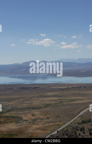 Mono Lake Antenne Veiw im Sommer Stockfoto