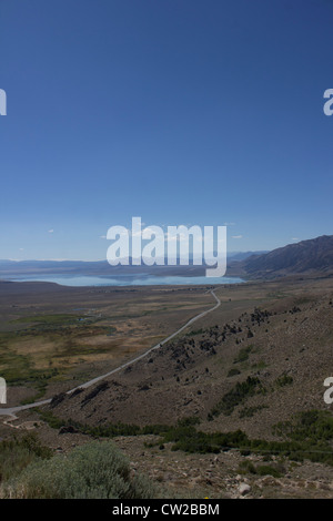 Mono Lake Antenne Veiw im Sommer Stockfoto