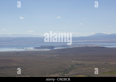 Mono Lake Antenne Veiw im Sommer Stockfoto