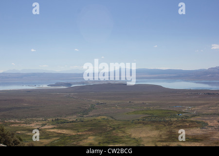 Mono Lake Antenne Veiw im Sommer Stockfoto