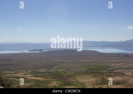 Mono Lake Antenne Veiw im Sommer Stockfoto