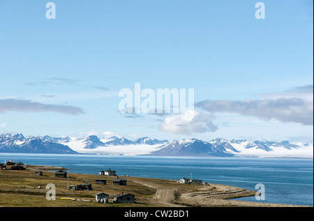 Longyearbyen Spitzbergen Svalbard Norwegen Scandinavia Polarkreis Stockfoto