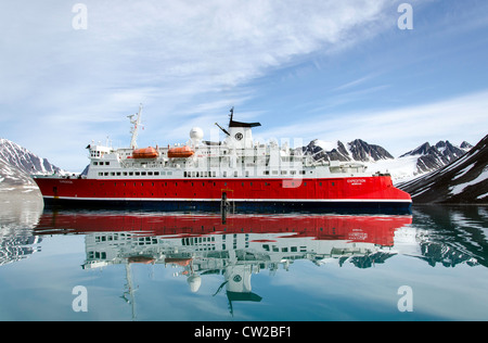 MS Expedition Kreuzfahrt Spitzbergen Norwegen Skandinavien Stockfoto