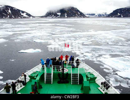 MS Expedition Kreuzfahrt Spitzbergen Norwegen Skandinavien Stockfoto