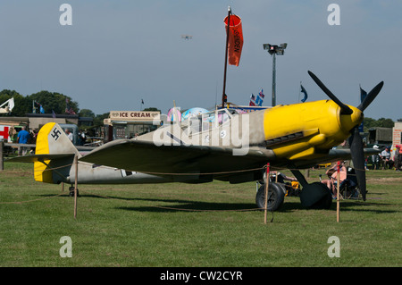 Messerschmidt Bf 109 ME 109 auf eine militärische Messe Stockfoto