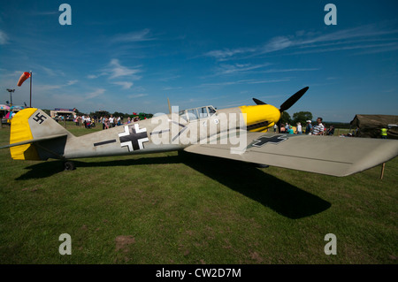 Messerschmidt Bf 109 ME 109 auf eine militärische Messe Stockfoto