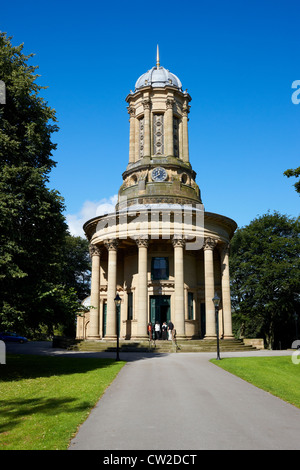 Saltaire United reformierte Kirche, erbaut von Sir Titus Salt im Jahre 1859, müssen seiner Arbeiter um die geistige gerecht zu werden. Stockfoto