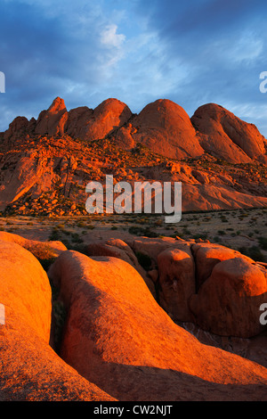 Malerische Aussicht auf Spitzkoppe und Umgebung. Namibia Stockfoto