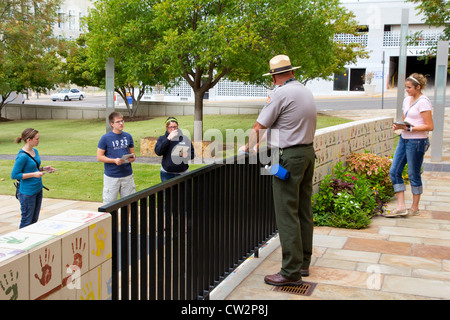 Kinder Bereich an der Oklahoma Nationaldenkmal & Museum, Oklahoma City, OK, USA Stockfoto