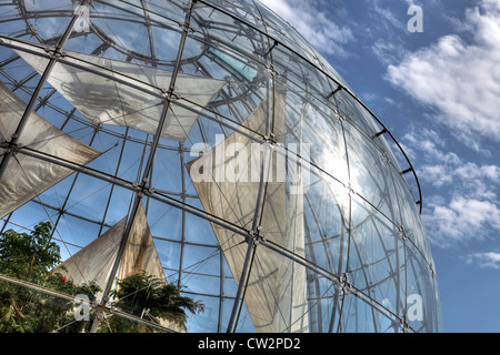Biosphäre, Porto Antico, Genua, Ligurien, Italien Stockfoto