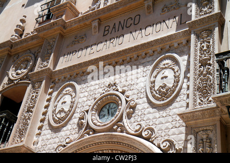 Mendoza Argentinien, Avenida Gutierrez, Banco Hipotecario Nacional, National Mortgage Bank, Banken, Gebäude, Fassade, spanische Renaissance-Architektur, Platere Stockfoto