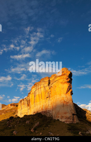 Brandwag Rock am Golden Gate Highlands National Park.South Afrika Stockfoto