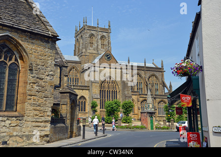 Sherborne Abtei, Sherborne, Dorset, England, Vereinigtes Königreich Stockfoto