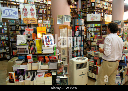 Buenos Aires Argentinien, Avenida Adolfo Alsina, La Libreria de Avila del Colegio, historische Buchhandlung, Buchhändler, Buch, Bücher, Einzelhandel, Regale Regale Stockfoto