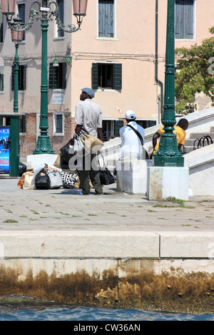 Nordafrikanische Kaufleute in Venedig Stockfoto