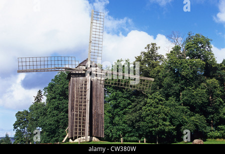 National Open Air Museum in Rocca al Mar, Estland Stockfoto