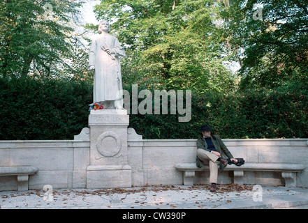 Weimar, das Franz-Liszt-Denkmal Stockfoto