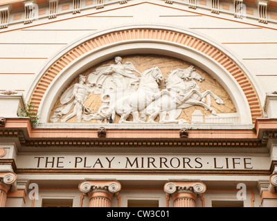 Detail des Opernhauses an der Quay Street in Manchester UK Stockfoto