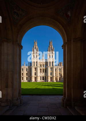 Am All Souls College, Oxford Stockfoto