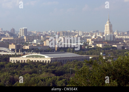 Moskau, Blick über die Stadt Stockfoto