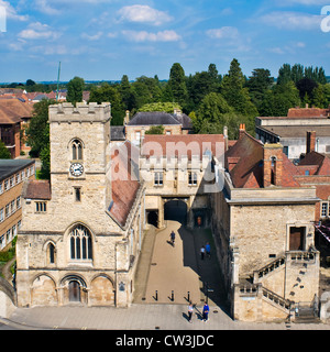 Die Kirche des Heiligen Nikolaus und Abbey Gateway, Abingdon-on-Thames, Oxfordshire Stockfoto