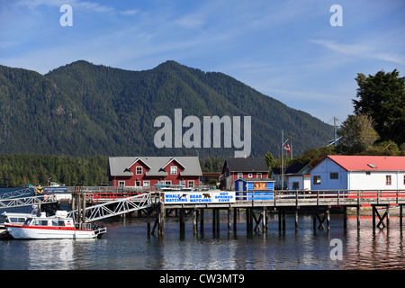 Tofino Harbour, Vancouver Island, British Columbia, Kanada Stockfoto