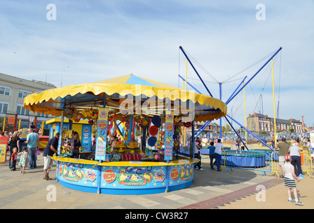 Kinder Kirmes am Meer, Barry Island, Barry, Vale of Glamorgan, Wales, Vereinigtes Königreich Stockfoto