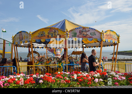 Kinder Kirmes am Meer, Barry Island, Barry, Vale of Glamorgan, Wales, Vereinigtes Königreich Stockfoto