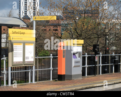 U Salford Quays Greater Manchester Lancashire England Stockfoto