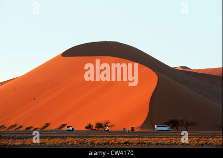 Düne 45, in der Nähe von Sesriem, Namib-Naukluft NP, Namibia Stockfoto