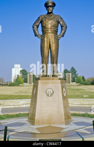 Statue von General Dwight D. Eisenhower. Abilene, Kansas Stockfoto