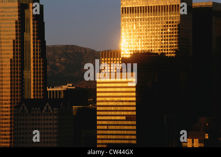 Lichtreflektierende aus Los Angeles Gebäude Stockfoto