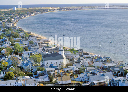 Luftaufnahme von Provincetown, Massachusetts Stockfoto
