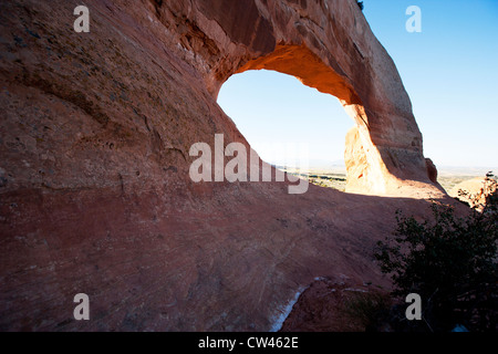 Wilson Arch südlich von Moab, Utah Stockfoto