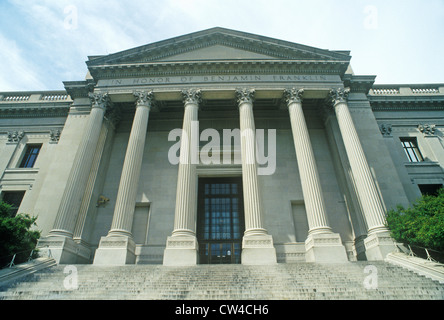 Außenseite des Benjamin Franklin Institute in Philadelphia, PA Stockfoto