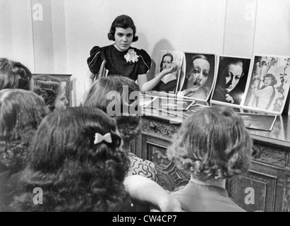 JOAN CRAWFORD (1905 – 1977) Mitglieder des US-film Schauspielerin Fan-Club um 1935 Stockfoto