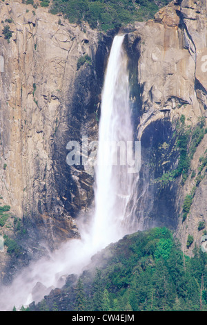 Bridal Veil Falls, Yosemite-Nationalpark, Kalifornien Stockfoto