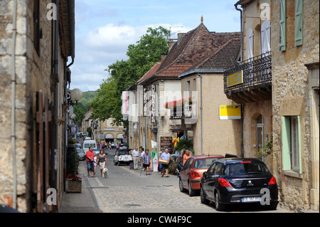 Das Dorf Cazals in der Menge Region von Frankreich Südwesteuropa Stockfoto