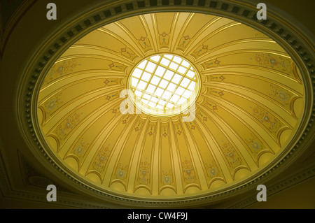 Innenansicht der Kuppel des Virginia State Capitol, Richmond Virginia Stockfoto