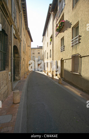 Seitenstraße in Avignon, Frankreich Stockfoto