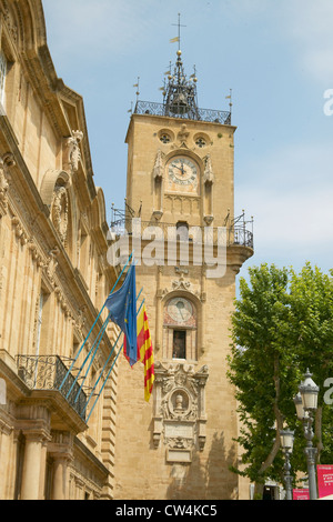 16. Jahrhundert Uhrturm, Aix-En-Provence, Frankreich Stockfoto