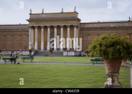 Die Vatikanischen Museen Musei Vaticani sind Kunst im öffentlichen Raum und Skulptur Museen im Vatikan die Werke von umfangreichen anzeigen Stockfoto