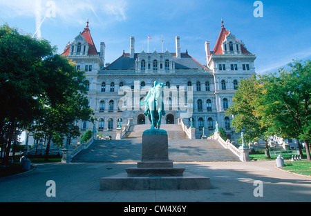 Kapitol von New York, Albany Stockfoto