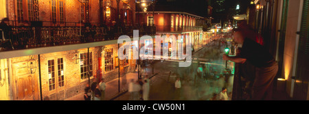 Bourbon Street, French Quarter, New Orleans, Louisiana Stockfoto