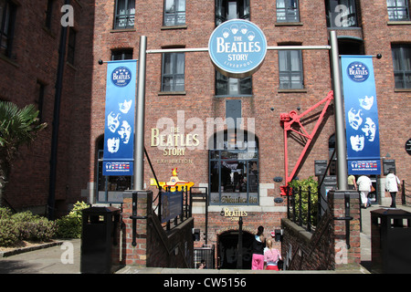 Die Beatles Story Besucherattraktion am Albert Dock in Liverpool Stockfoto