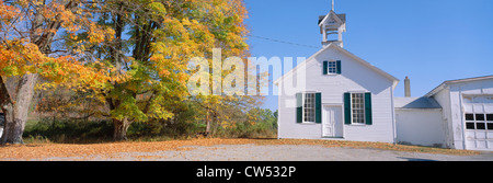 1-Zimmer-Schulhaus in Upstate New York State Stockfoto