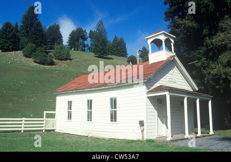 Einem Raum Schulhaus, Sonoma County, Northern CA Stockfoto