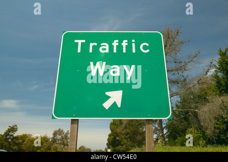 Ein interstate-Highway-Zeichen auf dem Highway 101 anzeigen? Verkehr Weg? in Süd-Kalifornien Stockfoto