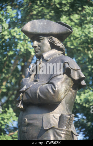 Statue von Robert Morris, Gründervater und Unterzeichner der Unabhängigkeitserklärung Stockfoto