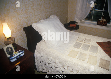 Interieur des Hauses von Emily Dickinson, Amherst, MA Stockfoto